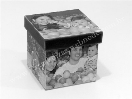 Kaxa cubo com fotos 